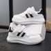 Boys Little White Shoes Girls White Sneakers Children's Board Shoes Kindergarten Primary School Children Running Shoes Mesh Breathable_vogvips.com