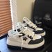 Hot-Selling White Sneakers For Women, Niche Versatile Fashion, Autumn And Winter Design, Thick-Soled Lightweight Casual_vogvips.com