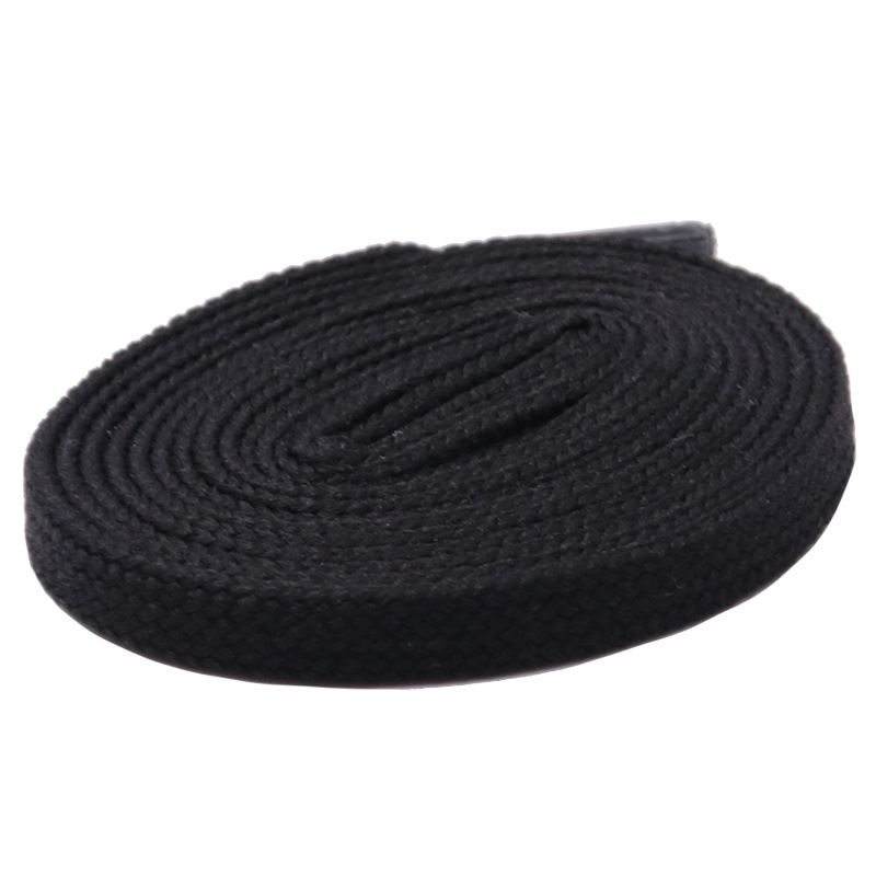 Shoelace Flat Double Polyester 6mm Solid Color Shoelace_vogvips.com