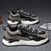 Summer New Breathable White Men's Sports Korean Version Trendy Versatile Thick Soled Casual Dad Shoes_vogvips.com