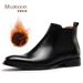 European Warm Series X60101 Martin Ankle British Mid-Top Genuine Leather Boots High-Top Men's Shoes_vogvips.com