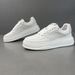 Men's Top Layer Cowhide Small White Trendy Shoes, Genuine Leather Breathable Thick Soles, Casual Men's Board Shoes_vogvips.com