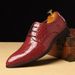 Winklepickers Glossy Casual Leather Business Trendy Large Size Versatile Pointed Toe Men's Shoes_vogvips.com