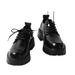 Black Men Thick Sole Heightening Single 45 Men's Large Size Business Formal Round Toe Leather Shoes 2135-R_vogvips.com