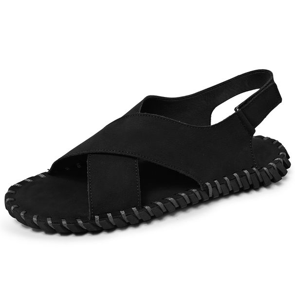 Leisure Walk Men's Sandals Summer Outdoor Beach Shoes Vacation Pool Sandalias Slides Quick Dry Male Hollow Out Flats Man_vogvips.com