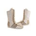 Women Boxing Boots SGIRL Twtw2025 Spring And Autumn High-Top Fashion Show Boxing Boots Leather Patchwork Casual Sneakers Ins Trend_vogvips.com