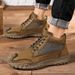 2023 Autumn New High-top Martin Closed-toe Handmade Outdoor Casual Large Size Men's Boots_vogvips.com