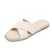 V8-06 Straw Woven Sandals For Women Summer Outdoor New Fairy Bohemian Sandals Vacation Flat Beach Shoes_vogvips.com