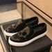 Men's New Hot Stamping Diamond Skull Head Loafers British Trendy Men's Foot Set Casual Leather Shoes_vogvips.com