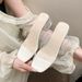 Summer Women Pumps Sandals PVC Jelly Slippers High Heels Women Open Toe Transparent Perspex Slippers Shoes Heel Sandals_vogvips.com