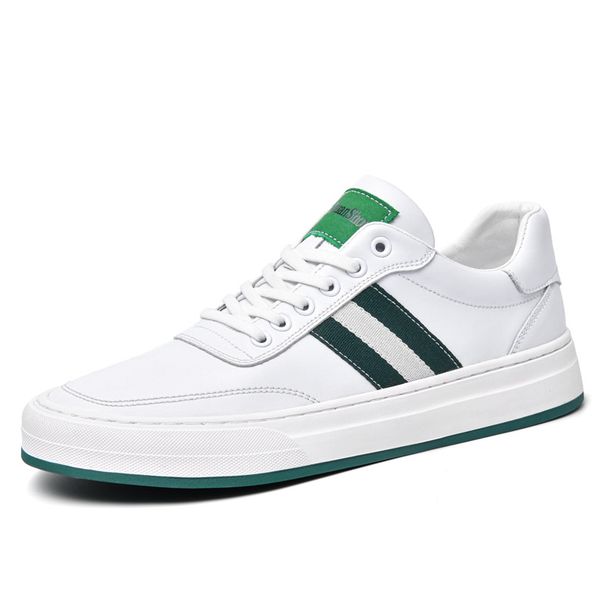 Board Shoes Men's Shoes Leather Casual Shoes Little White Shoes Men_vogvips.com