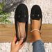 2025 Doudou Spring New Trendy Women's One Step Casual Leather Shoes, Tassel Soft Soled Shoes For Women_vogvips.com