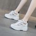 Leather Hollow Dad For Women Summer 2025 New Caual Fahion Retro Lightweight Height-Increaing Shoe Thick-Soled_vogvips.com