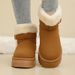 Faux Fur Winter Ankle Boots Women Fashion Buckle Anti Slip Platform Snow Boots Woman Plus Size Faux Suede Warm Short Boo_vogvips.com