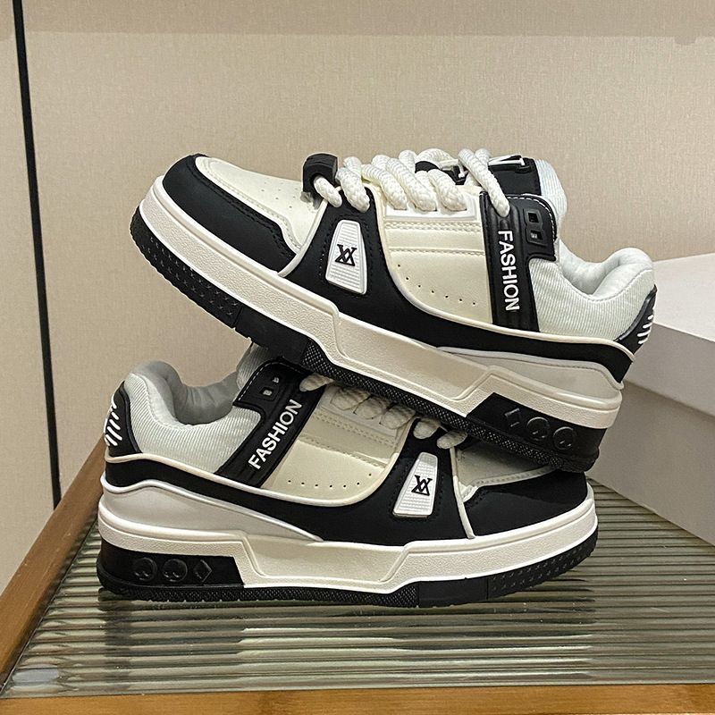 Women's Shoes Thick Sole Casual Shoes Student Sports Running Shoes Ins Daily Trendy Sneaker Vacation Walking Shoe_vogvips.com