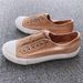 Men Women Loafers Canvas Washed Korean Edition Korea Lazy Soft And Comfortable Shoes Old Classic Low Cut Couple_vogvips.com