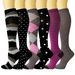 Summer sports compression socks Athletic socks stretch socks black and white stockings for men and women pressure socks_vogvips.com
