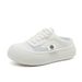 Clearance XT125 New Mesh Half Slip 2025 Summer Trend Hollow Mesh Shoes Breathable Thick Soled Casual Height Increasing Sneakers_vogvips.com