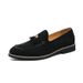 Unbeatable Quality British Tassel Lazy One Step On Loafers Driving Style Men's Business Casual Frosted Leather Height Shoes_vogvips.com