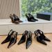 2025 European American Early Autumn New Sexy Ultra-High Heel Closed-Toe Backless Sandals With Small Square Toe,_vogvips.com
