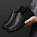 European Warm Series Mulinsen Slip-On Casual Leather For Men, Genuine Autumn And Winter Men's Middle-Aged Dad Shoes, Ultra-Soft Sole, Soft_vogvips.com