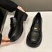 Women's Thick-Soled Loafers Wholesale Autumn New Versatile Slip-On Sole Soft Retro Round-Toe Small Leather Shoes_vogvips.com