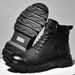 European Warm Series Thick-Soled Martin Winter Work Short Boots High-Top Motorcycle Men's Shoes Genuine Leather Non-Slip Wear-Resistant_vogvips.com