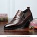 Unbeatable Quality Barton Martin End Shoes: New Men's Business Casual 146-88Z Pointed Leather Shoes With High Help Cotton_vogvips.com