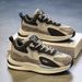 Men's Chunky Sole Leather Sneakers - Breathable Slip-Resistant Casual Shoes For Everyday Wear_vogvips.com