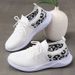 New Women's Flat Bottomed Casual Sports Single Shoes, New Round Toe Plus Size Lace Up Fashionable Mesh Shoes_vogvips.com