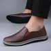 Soft-soled Leather Shoes Men's Casual Shoes Lazy Shoes_vogvips.com