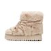 Women's Shoes Snow Boots Fine Belt Beaded Round Head Warm And Velvet Sports Thick Sole Non-slip Snow Boots_vogvips.com