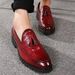 Euro Step Summer Korean Hair Stylist Leather For Men, British Style Height-Increasing Casual Shoes, Brogue Versatile Breathable_vogvips.com