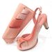Women Shoe Bag Set Italian Shoe And Bag Set Combination Peep Toe High Heels Wedding Shoes Unique Shape Clutch Soft Large Size_vogvips.com