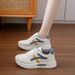 New Dad 2025 Spring And Autumn Student Running Casual White Thick Sole Sports Women's Shoes_vogvips.com