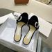 2024 New Rhinestone Open Chunky Strap Slippers Round Toe Slip-On High Heel Sandals For Women Summer_vogvips.com
