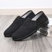 Euro Step 87 Low-top Cloth Men's Black Safety Hotel Wear-resistant Work Shoes Beijing Loafers_vogvips.com