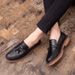 Euro Step Brogue For Men Korean Style Trendy British Slip-On Small Leather Men's Casual Business Versatile Youth Shoes_vogvips.com