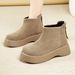 Winter Wool Soft Leather Thick Soled Martin Boots Women's Snow Boots Fur Integrated Women's Boots Short Boots_vogvips.com