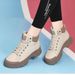 High-top Shoes For Women 2025 Autumn Winter New Soft Leather Versatile Martin Casual Fashion Sports Women's Boots_vogvips.com