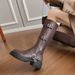 British Style Thick-Soled High For Women 2024 Autumn Winter New Buckle Over-the-Knee Long Personality Knight Boots_vogvips.com