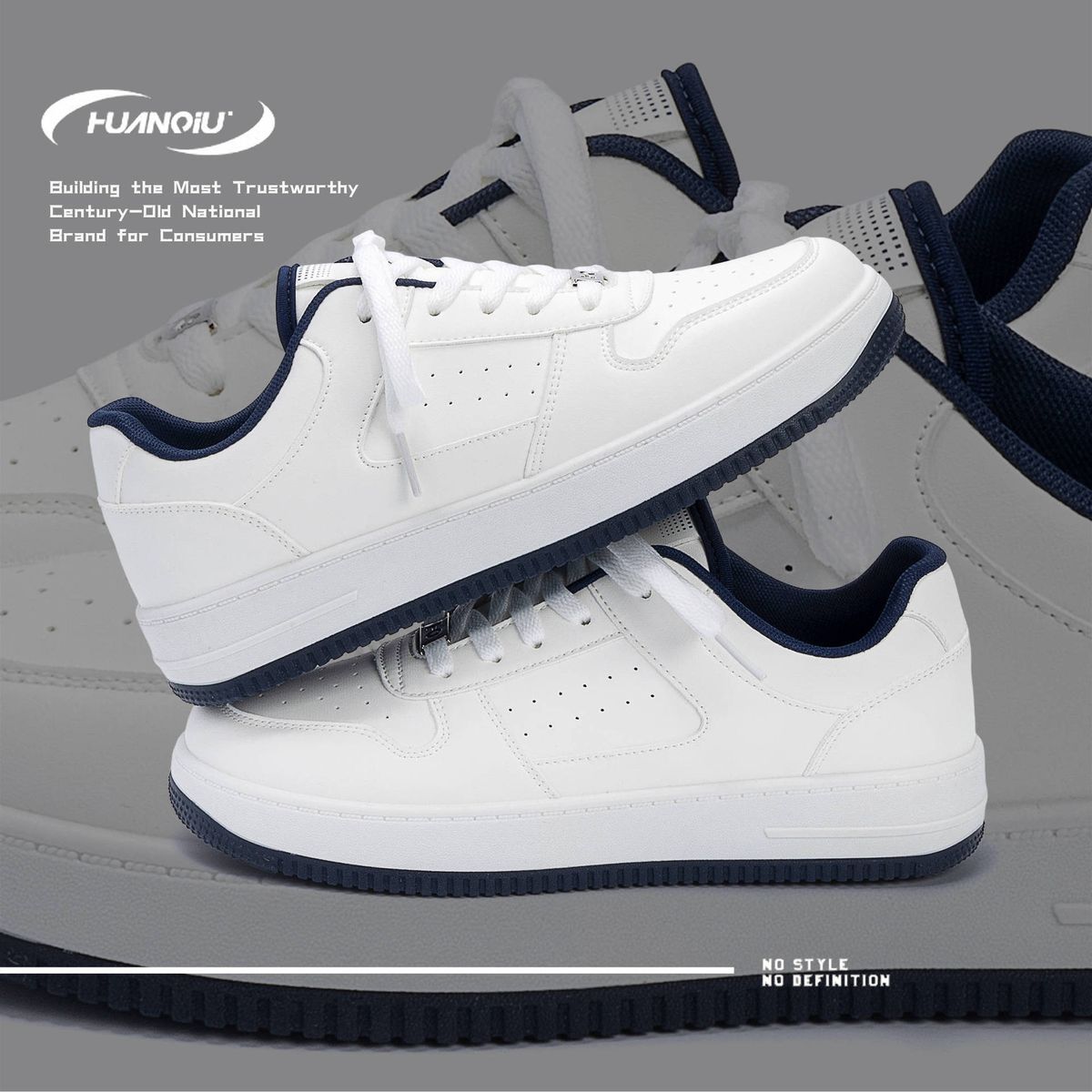 Universal Casual Sneakers For Men ZHQ-HY096 Spring Thick-Soled Height-Increasing Trendy Versatile Men's White Shoes_vogvips.com