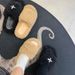 26xx Version ~ High Trendy Brand X SMFK Black Velvet Furry For Women Outdoor Cross Pattern Lamb Wool Thick Sole One-Word ~_vogvips.com