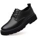Men's Business Casual Oxford Shoes - Soft Sole Lace-Up Dress Shoes For Spring, Black Slip-Resistant Formal Shoes_vogvips.com