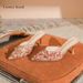 Qianluhui Exquisitely Crafted Classical Style Closed-Toe Mules With Rivet Pattern And Chinese Elements For Women High_vogvips.com