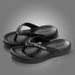 Summer Men's Flip Flops Soft Sole Wear-resistant Bathroom Anti-slip Beach Fashion Couple Casual Slippers_vogvips.com