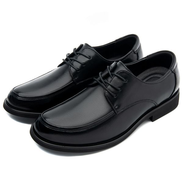 Business dress leather shoes men's casual breathable men's shoes_vogvips.com