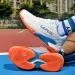 2026 Men Women's Large Sizes Breathable Tennis Shoes Blue And Gray Gym Walking Badminton Sneakers_vogvips.com