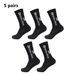 Premium Football Socks With Grip Dots - Breathable, Anti-Slip, Moisture-Wicking Sports Socks For Men & Women (5-Pack, Assorted Colors)_vogvips.com