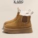 Winter New Genuine Leather Fur Integrated Snow For Women Thick Sole Non-Slip Fleece Lined Thickened Warm Northeast_vogvips.com